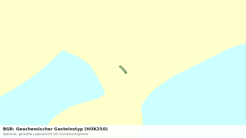 Statische Kartenansicht: BGR: Geochemischer Gesteinstyp (HÜK250)
