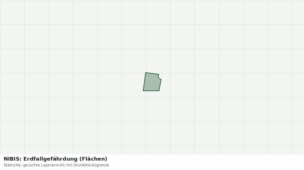 Statische Kartenansicht: NIBIS: Erdfallgefährdung (Flächen)