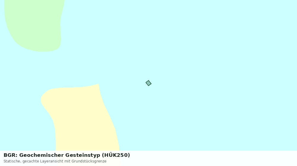 Statische Kartenansicht: BGR: Geochemischer Gesteinstyp (HÜK250)
