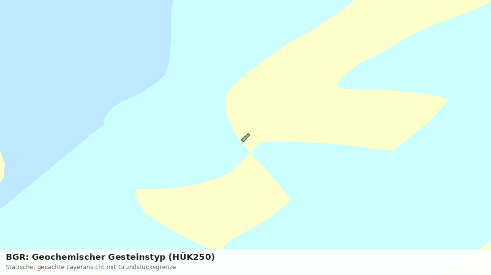 Statische Kartenansicht: BGR: Geochemischer Gesteinstyp (HÜK250)
