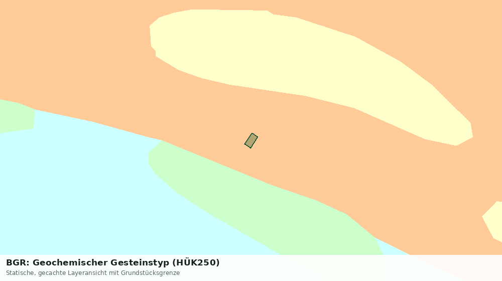 Statische Kartenansicht: BGR: Geochemischer Gesteinstyp (HÜK250)
