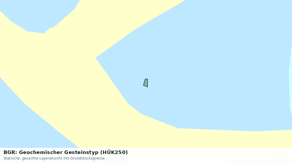 Statische Kartenansicht: BGR: Geochemischer Gesteinstyp (HÜK250)