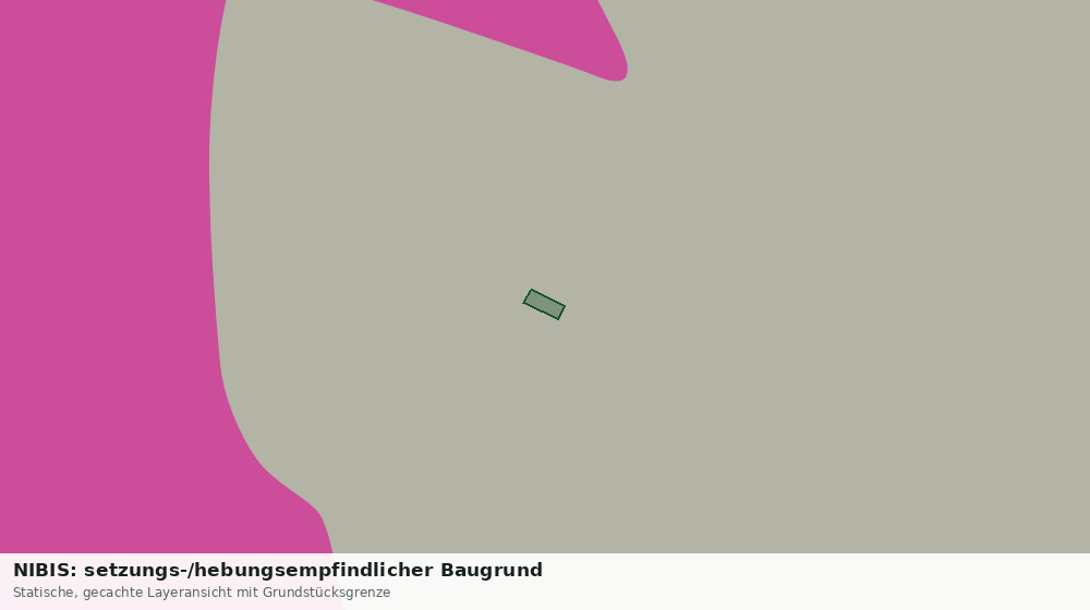 Statische Kartenansicht: NIBIS: setzungs-/hebungsempfindlicher Baugrund