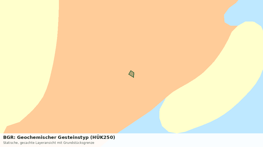 Statische Kartenansicht: BGR: Geochemischer Gesteinstyp (HÜK250)