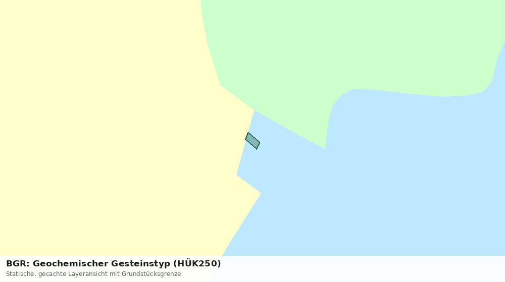 Statische Kartenansicht: BGR: Geochemischer Gesteinstyp (HÜK250)