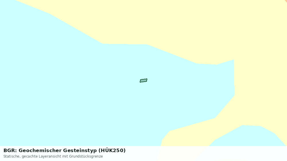 Statische Kartenansicht: BGR: Geochemischer Gesteinstyp (HÜK250)