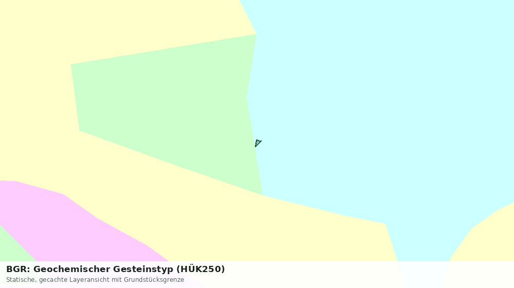 Statische Kartenansicht: BGR: Geochemischer Gesteinstyp (HÜK250)