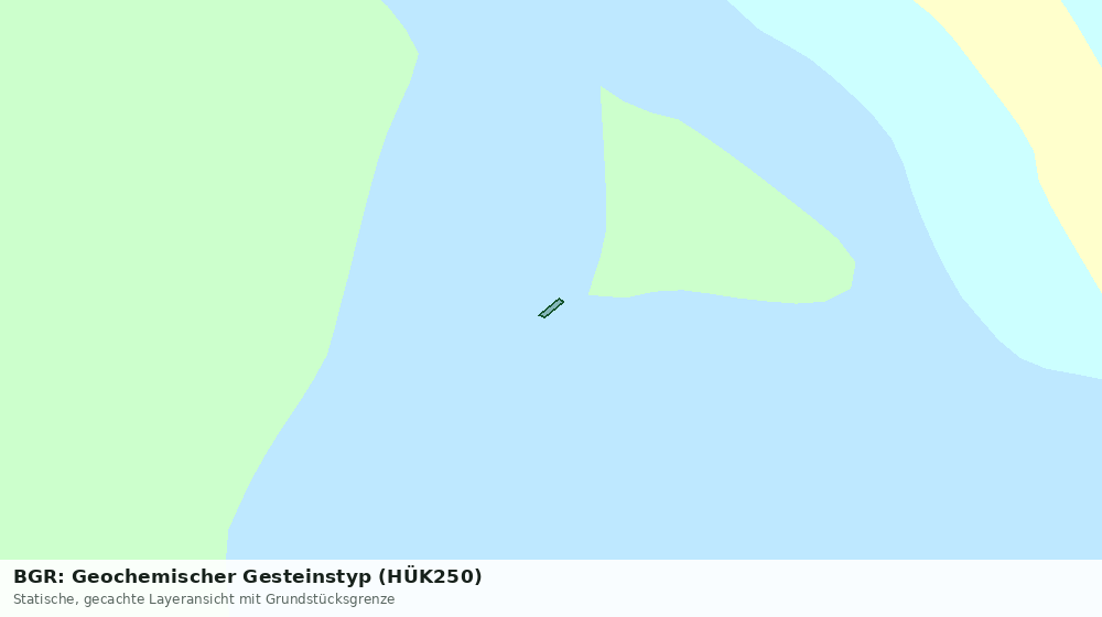 Statische Kartenansicht: BGR: Geochemischer Gesteinstyp (HÜK250)