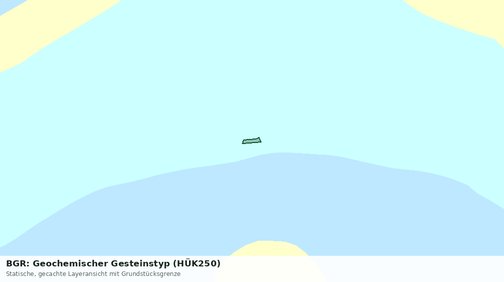 Statische Kartenansicht: BGR: Geochemischer Gesteinstyp (HÜK250)