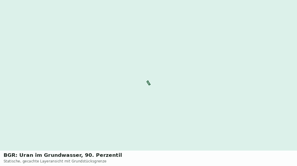 Statische Kartenansicht: BGR: Uran im Grundwasser, 90. Perzentil
