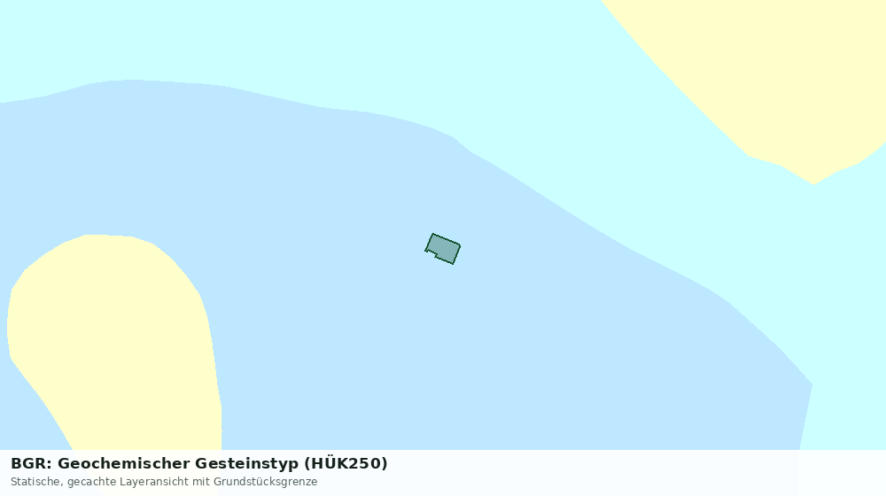 Statische Kartenansicht: BGR: Geochemischer Gesteinstyp (HÜK250)