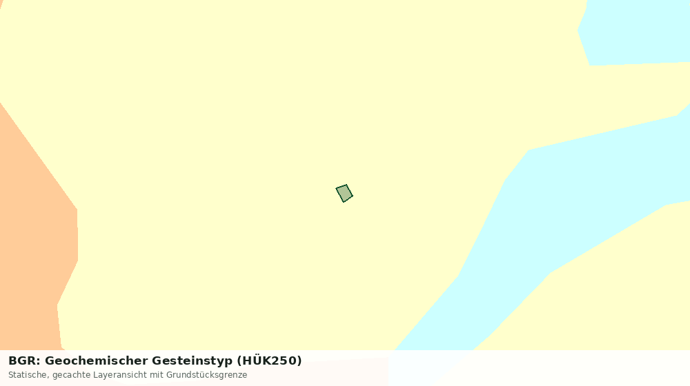 Statische Kartenansicht: BGR: Geochemischer Gesteinstyp (HÜK250)