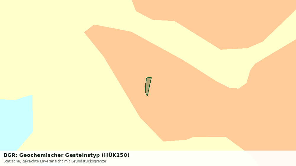 Statische Kartenansicht: BGR: Geochemischer Gesteinstyp (HÜK250)