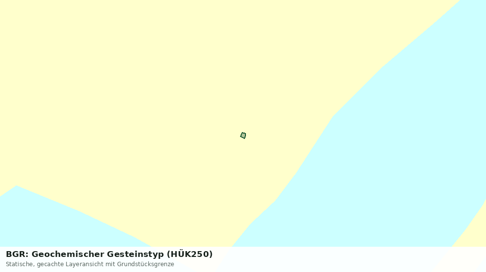 Statische Kartenansicht: BGR: Geochemischer Gesteinstyp (HÜK250)