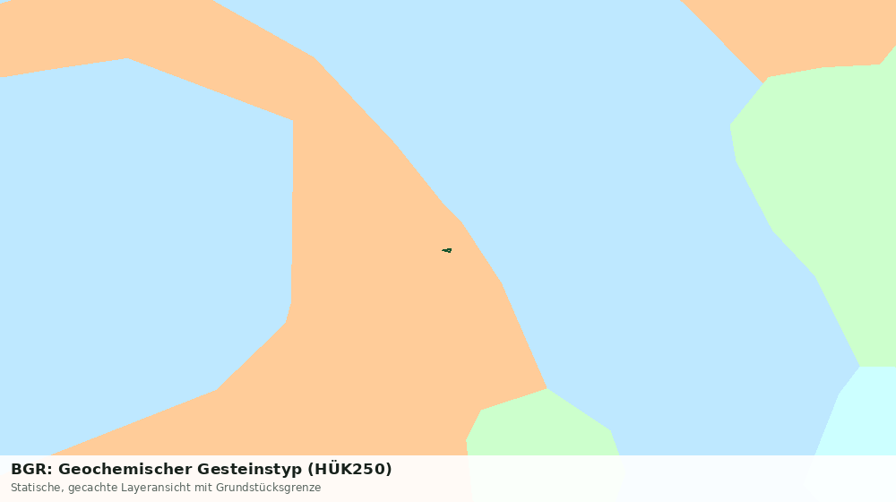 Statische Kartenansicht: BGR: Geochemischer Gesteinstyp (HÜK250)