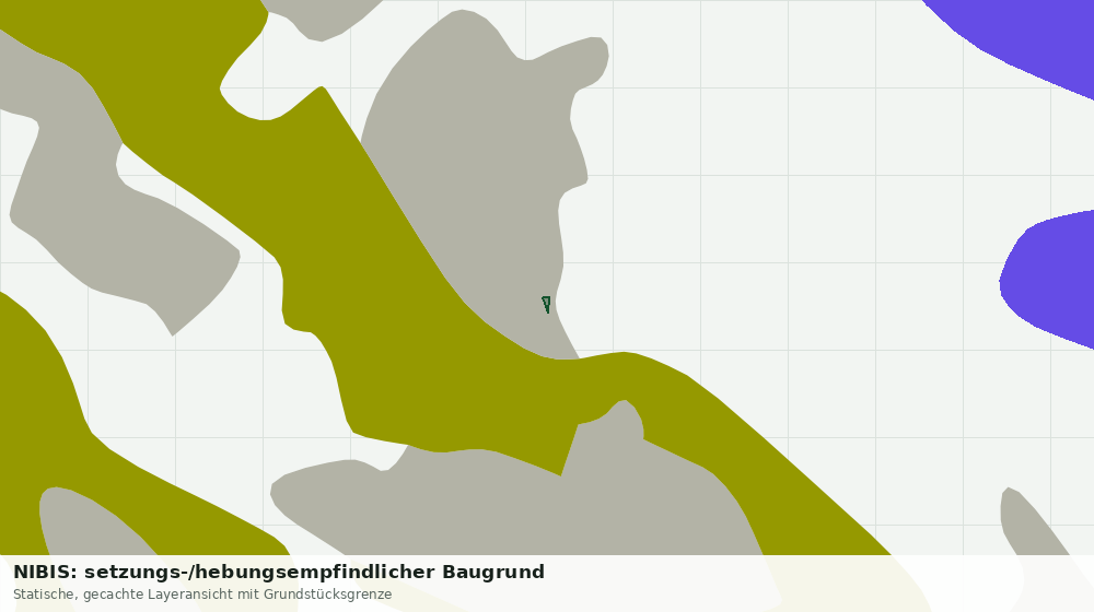 Statische Kartenansicht: NIBIS: setzungs-/hebungsempfindlicher Baugrund