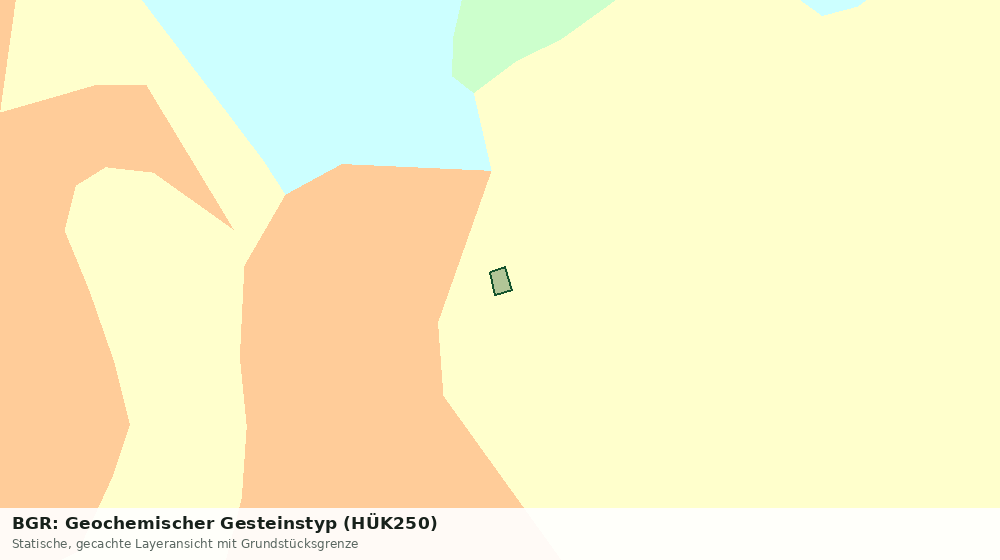 Statische Kartenansicht: BGR: Geochemischer Gesteinstyp (HÜK250)