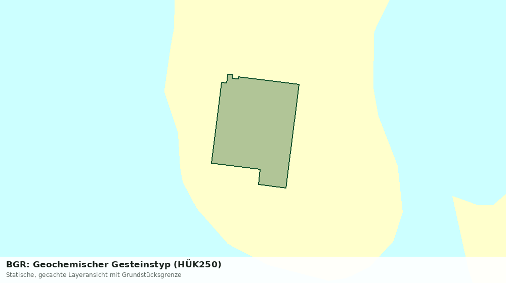 Statische Kartenansicht: BGR: Geochemischer Gesteinstyp (HÜK250)