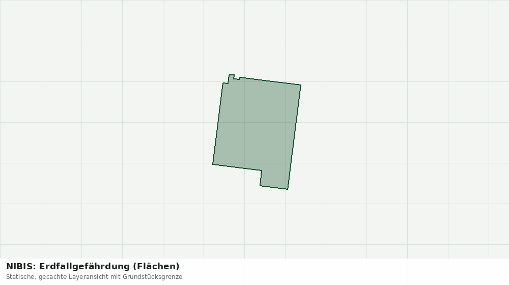 Statische Kartenansicht: NIBIS: Erdfallgefährdung (Flächen)