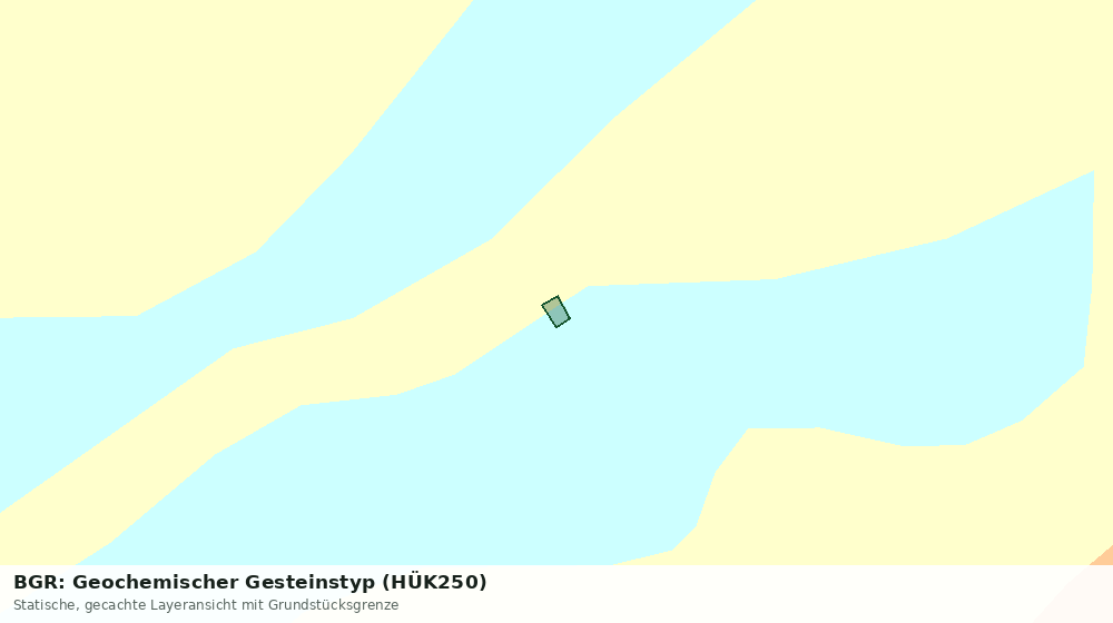 Statische Kartenansicht: BGR: Geochemischer Gesteinstyp (HÜK250)