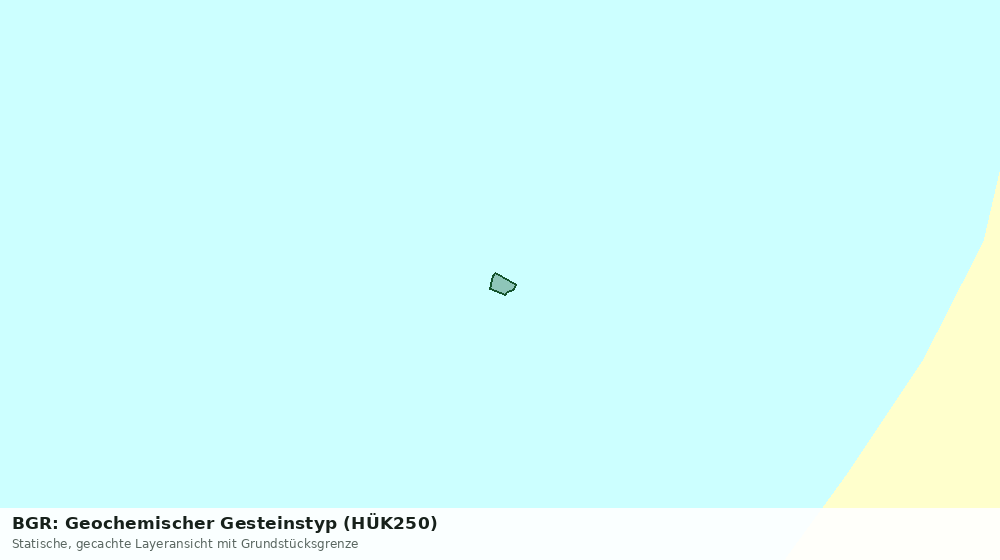Statische Kartenansicht: BGR: Geochemischer Gesteinstyp (HÜK250)