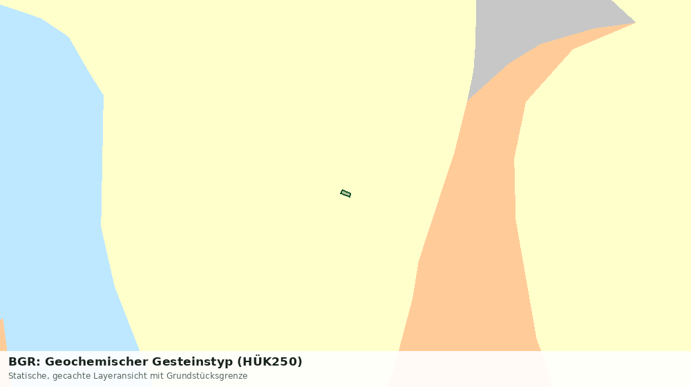 Statische Kartenansicht: BGR: Geochemischer Gesteinstyp (HÜK250)