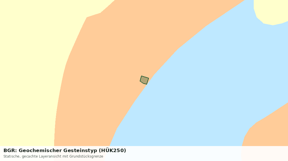 Statische Kartenansicht: BGR: Geochemischer Gesteinstyp (HÜK250)