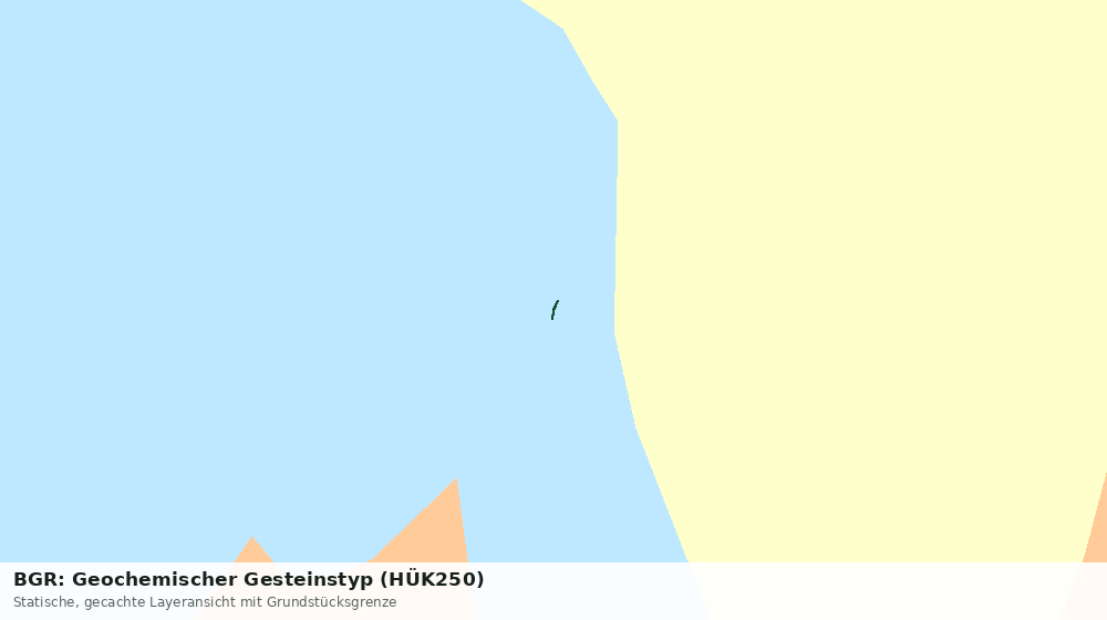 Statische Kartenansicht: BGR: Geochemischer Gesteinstyp (HÜK250)