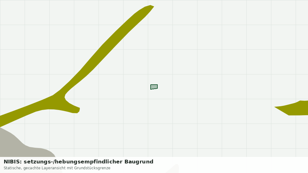Statische Kartenansicht: NIBIS: setzungs-/hebungsempfindlicher Baugrund