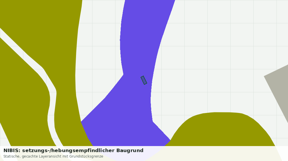 Statische Kartenansicht: NIBIS: setzungs-/hebungsempfindlicher Baugrund