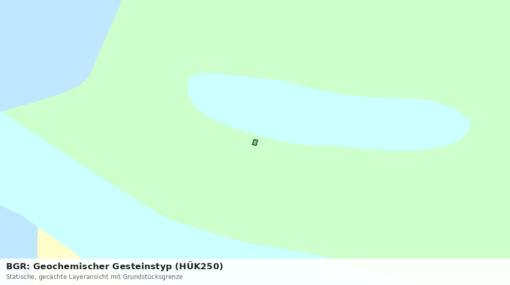 Statische Kartenansicht: BGR: Geochemischer Gesteinstyp (HÜK250)