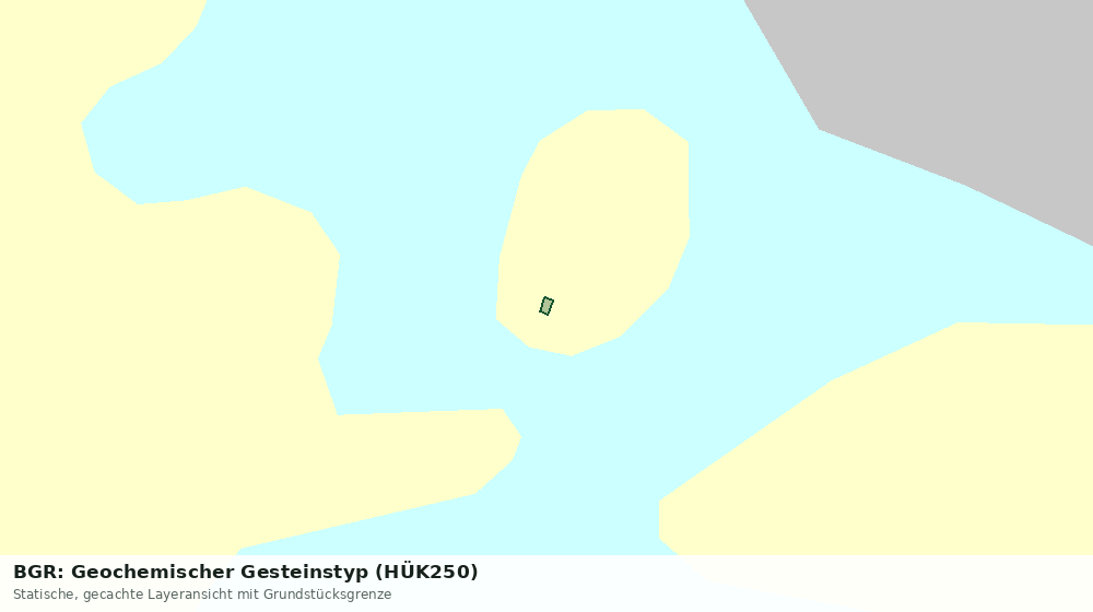 Statische Kartenansicht: BGR: Geochemischer Gesteinstyp (HÜK250)