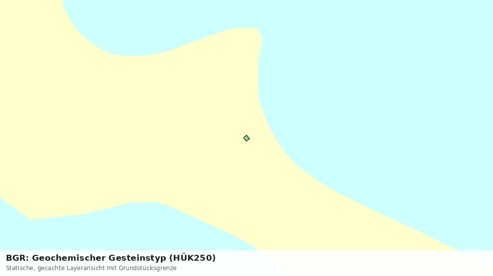 Statische Kartenansicht: BGR: Geochemischer Gesteinstyp (HÜK250)