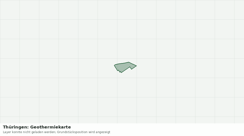Statische Kartenansicht: Thüringen: Geothermiekarte