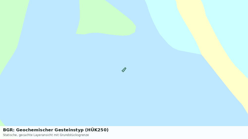 Statische Kartenansicht: BGR: Geochemischer Gesteinstyp (HÜK250)