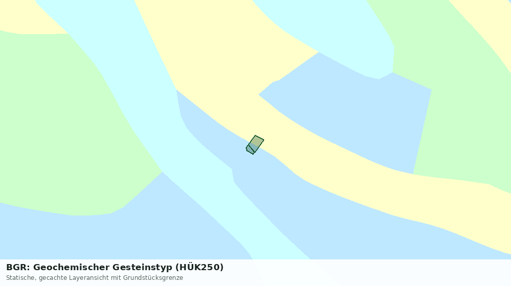 Statische Kartenansicht: BGR: Geochemischer Gesteinstyp (HÜK250)
