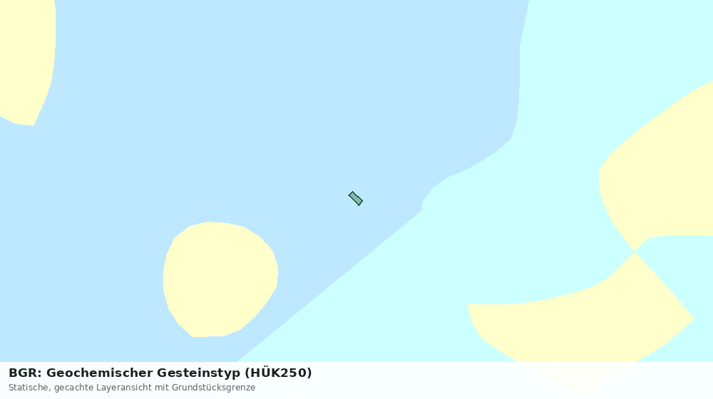 Statische Kartenansicht: BGR: Geochemischer Gesteinstyp (HÜK250)
