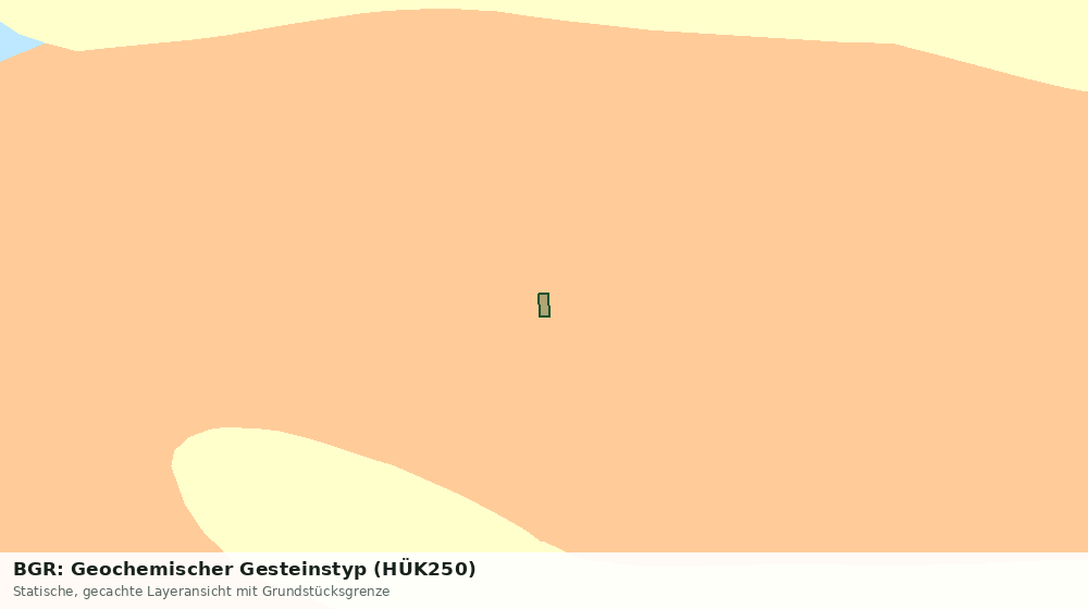 Statische Kartenansicht: BGR: Geochemischer Gesteinstyp (HÜK250)