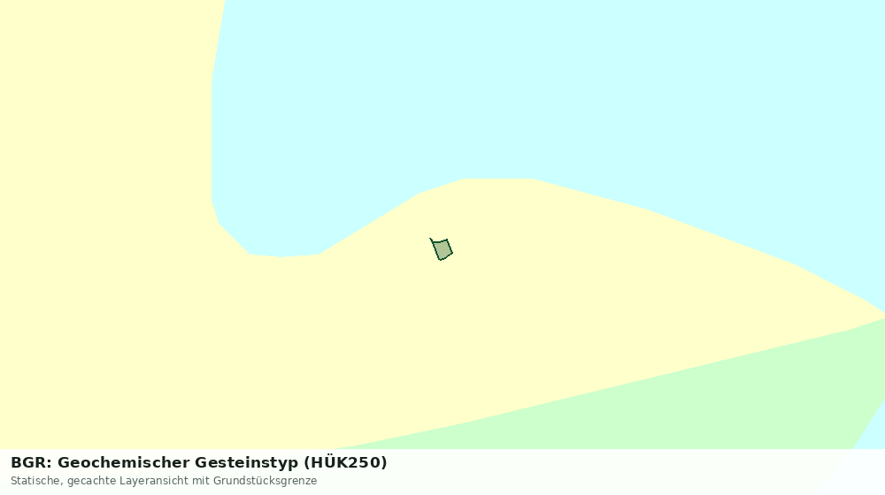 Statische Kartenansicht: BGR: Geochemischer Gesteinstyp (HÜK250)