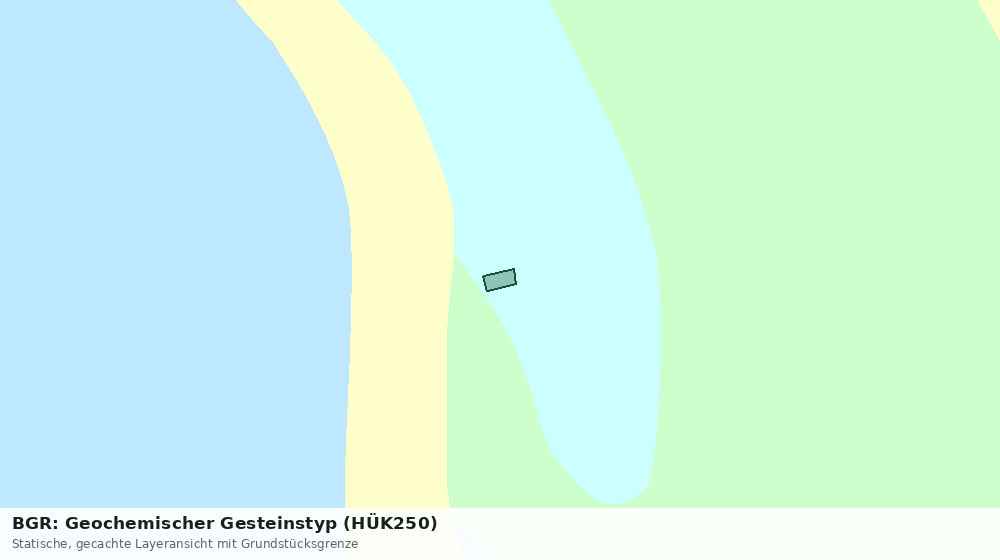 Statische Kartenansicht: BGR: Geochemischer Gesteinstyp (HÜK250)