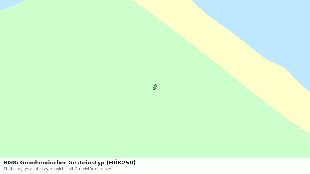 Statische Kartenansicht: BGR: Geochemischer Gesteinstyp (HÜK250)
