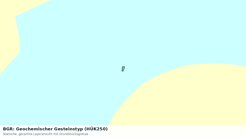 Statische Kartenansicht: BGR: Geochemischer Gesteinstyp (HÜK250)