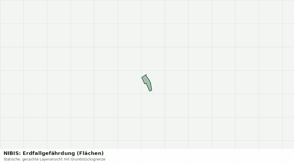 Statische Kartenansicht: NIBIS: Erdfallgefährdung (Flächen)