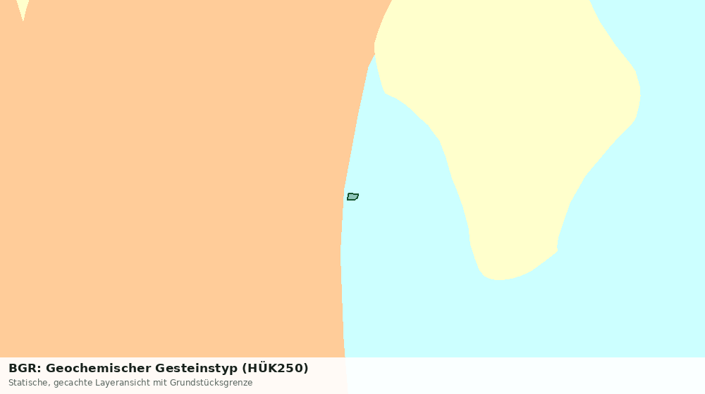 Statische Kartenansicht: BGR: Geochemischer Gesteinstyp (HÜK250)