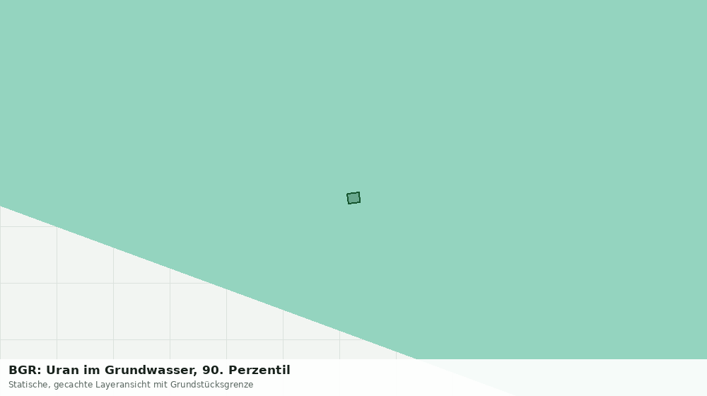 Statische Kartenansicht: BGR: Uran im Grundwasser, 90. Perzentil