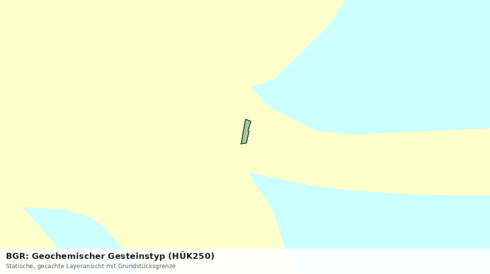 Statische Kartenansicht: BGR: Geochemischer Gesteinstyp (HÜK250)