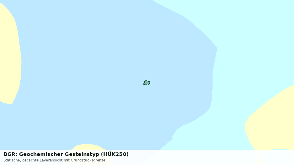 Statische Kartenansicht: BGR: Geochemischer Gesteinstyp (HÜK250)