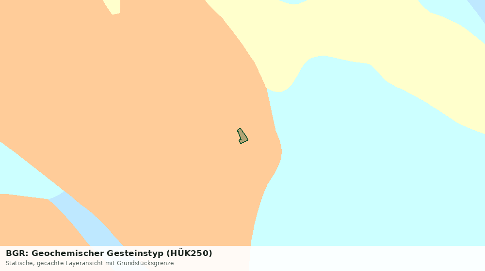 Statische Kartenansicht: BGR: Geochemischer Gesteinstyp (HÜK250)