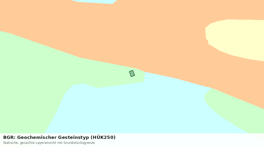 Statische Kartenansicht: BGR: Geochemischer Gesteinstyp (HÜK250)