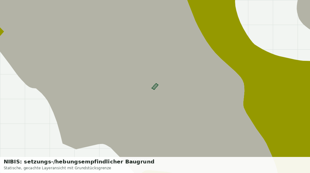 Statische Kartenansicht: NIBIS: setzungs-/hebungsempfindlicher Baugrund